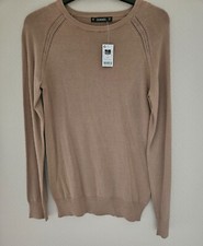 Ladies jumper beige size S