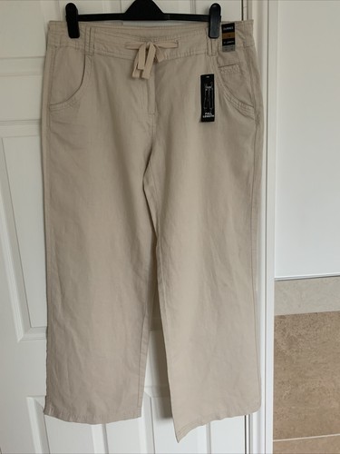 Ladies dunnes stone linen - stone,