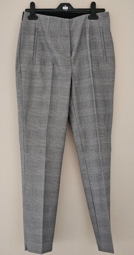 Ladies trousers black check - trousers,