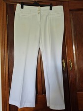 2 Pairs Ladies White Trousers