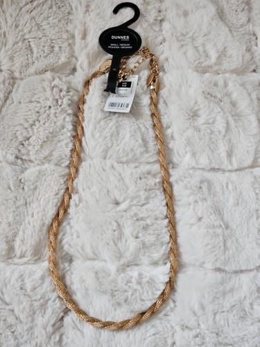 Ladies waist belt gold - , size